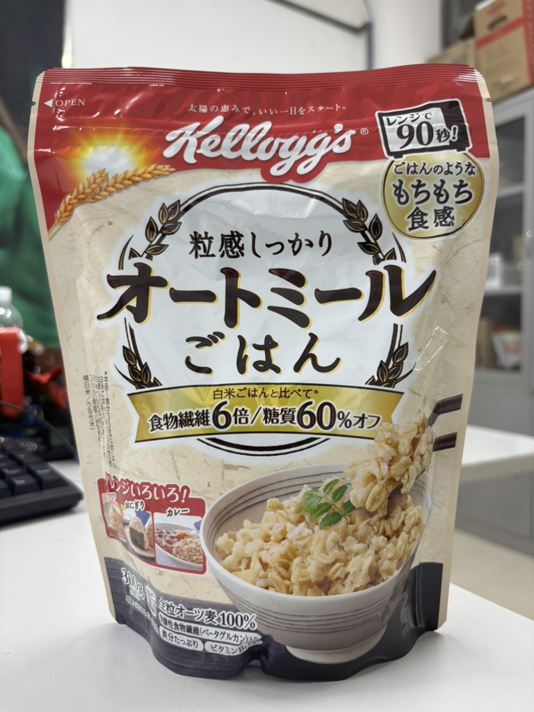 Yến mạch Kellogg Oatmeal Nhật Bản 300g