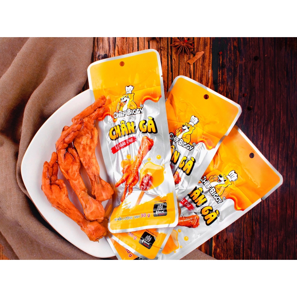 Chân gà vị mật ong Chef Biggy 30g