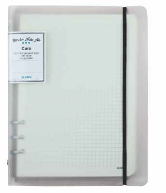 Sổ Binder File Caro còng sắt 6 chấu 100 tờ A5 120/76; MS: 994
