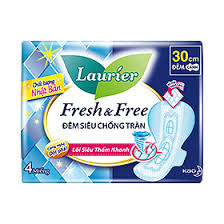 Băng vệ sinh Laurier ban đêm 4M 30cm