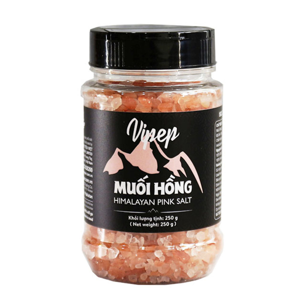 Muối hồng Vipep nguyên hạt 250g
