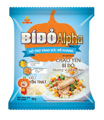 Cháo bí đỏ Alpha vị sườn heo 50g