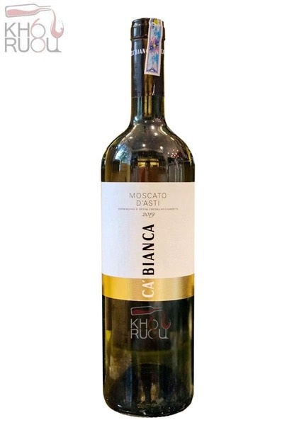 Rượu vang trắng ngọt CA’ BIANCA MOSCATO Ý 5% 750ml