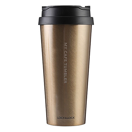 Ly giữ nhiệt Lock & Lock Clip Tumbler 540ml màu vàng đồng