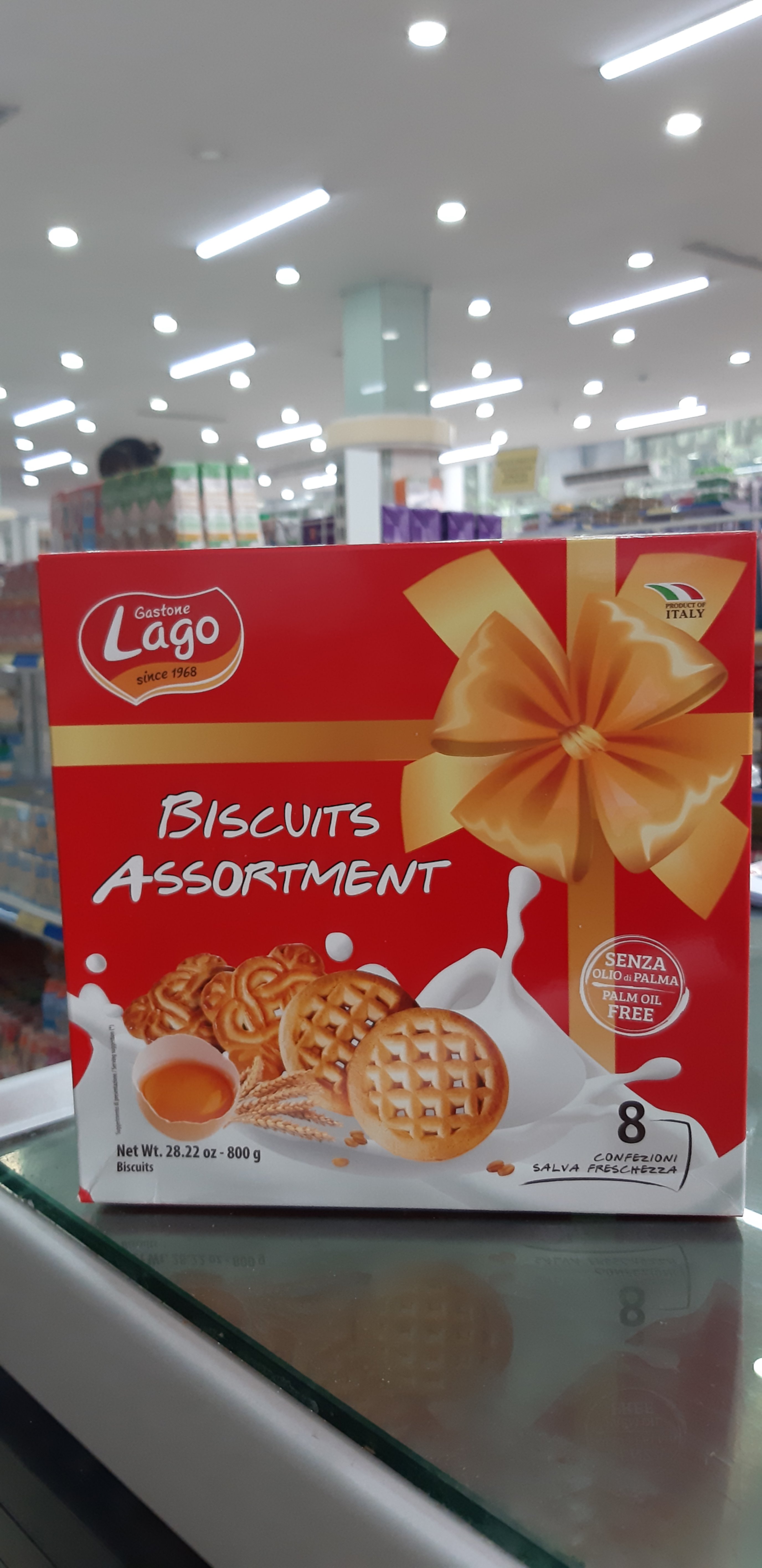 Bánh quy bơ Lago Biscuits Assortment Ý 800g
