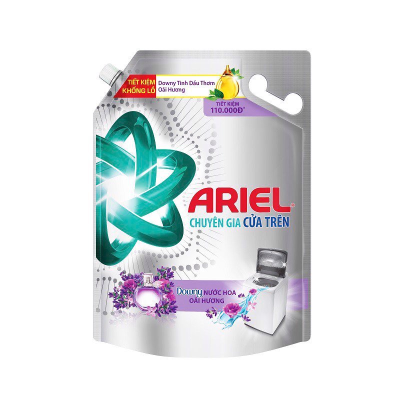 Nước giặt cửa trên Ariel Downy nước hoa oải hương 4.1kg