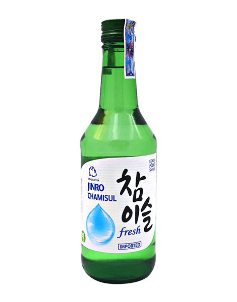 Rượu Soju Jinro Chamisul Hàn Quốc 360ml