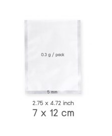 Set 50 Túi hút chân không 1 mặt nhám size 7x12cm
