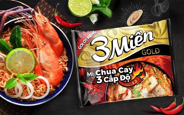 Mì 3 miền chua cay 3 cấp độ