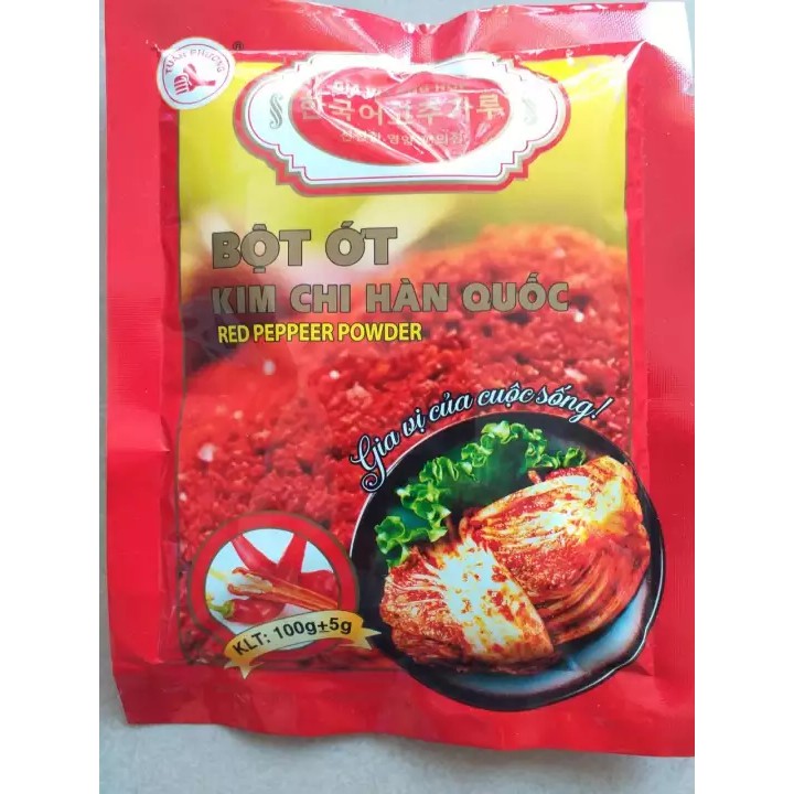 Bột ớt kim chi hàn quốc Tuấn Phương 100g