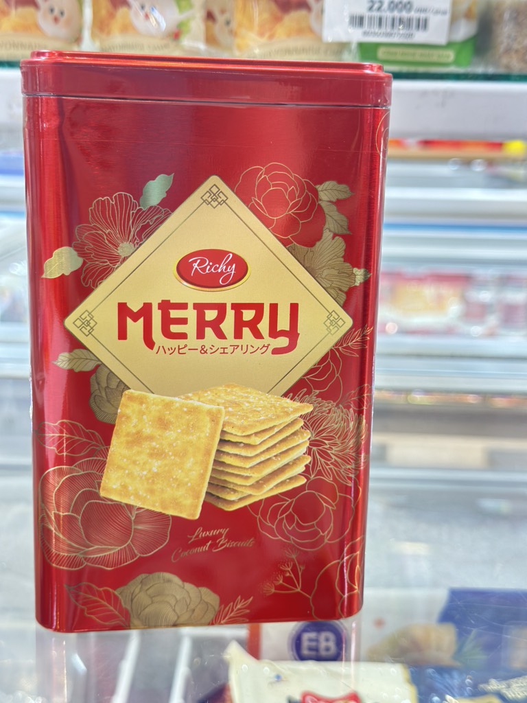 Bánh quy vị sữa dừa Merry Richy 220g