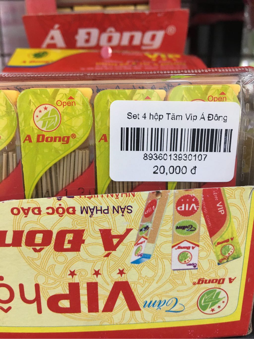 Set 4 hộp Tăm Vip Á Đông