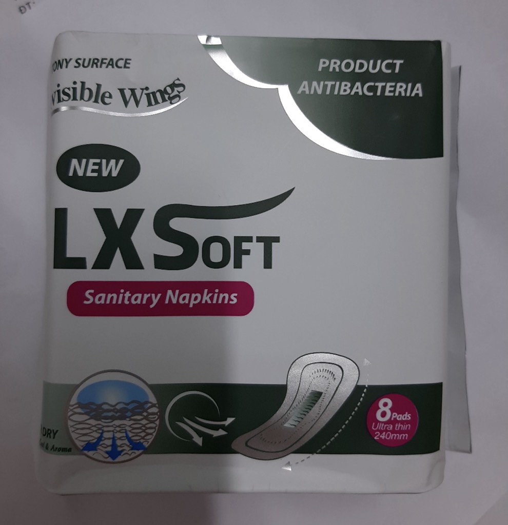 Băng vệ sinh LXsoft ban ngày không cánh bạc hà 8 miếng