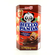 Bánh gấu Hello Panda đỏ socola Singapore 50g