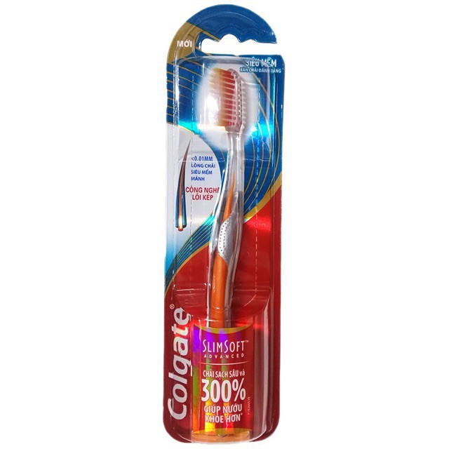 Bàn chải Colgate Slimsoft Advanced giảm chảy máu nướu
