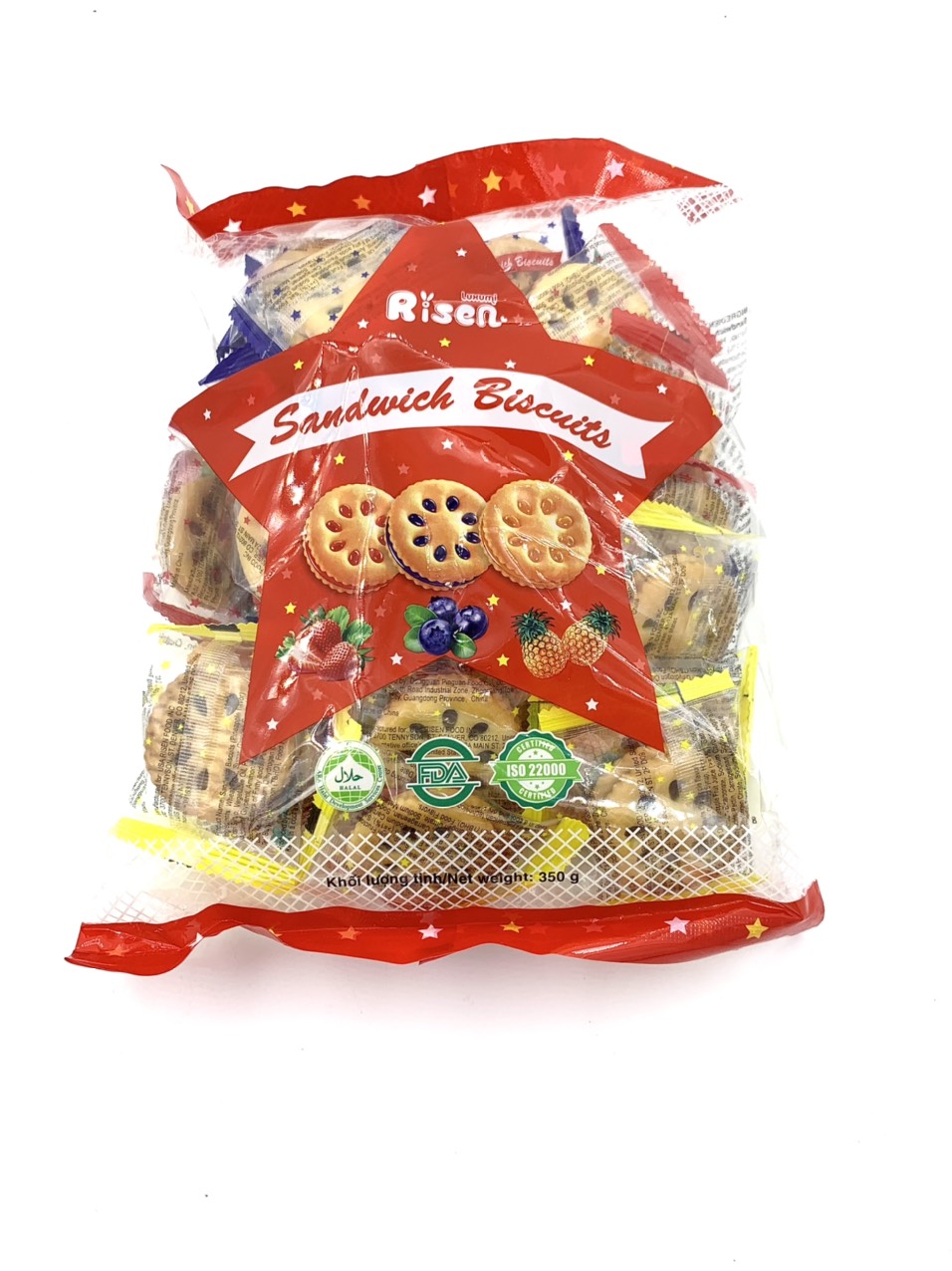 Bánh Risen Sandwich Biscuits 350g