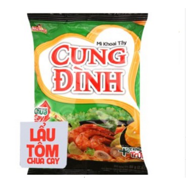 Mỳ Cung Đình gói xanh lẩu tôm chua cay * 30 gói
