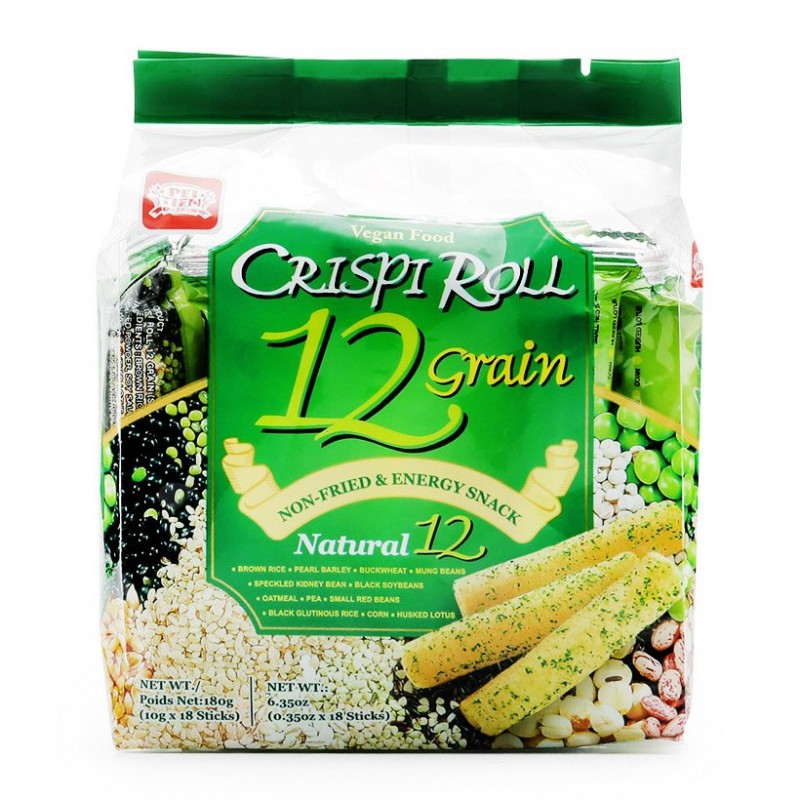 Bánh Crispi roll 12 loại ngũ cốc vị tự nhiên 180g