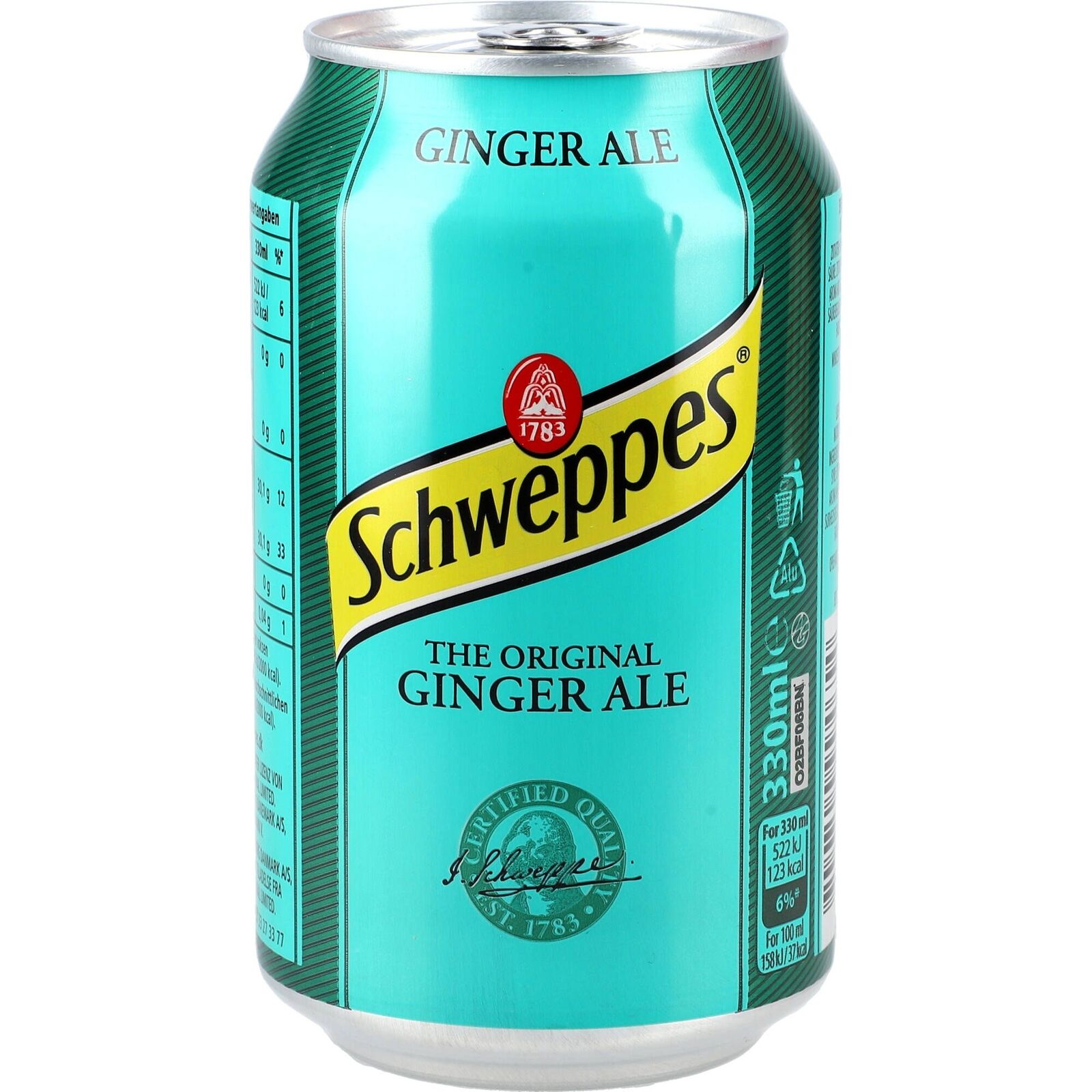 Nước Schweppes Ginger Ale Đan Mạch 355ml