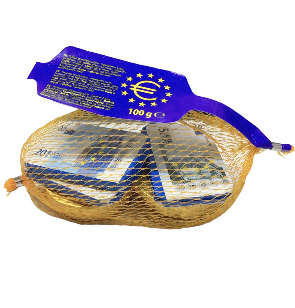 Socola Hamlet Milk Euro Coins & Banknotes Ý 100g