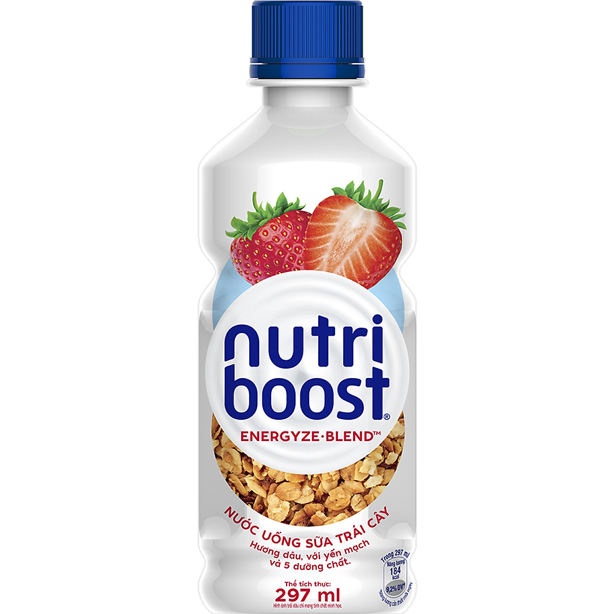 Nutriboost hương dâu với yến mạch 297ml
