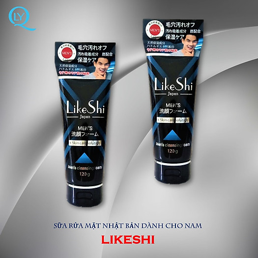 Sữa rửa mặt nam sạch mụn&dầu nhờn thải độc da LikeShi Nhật Bản