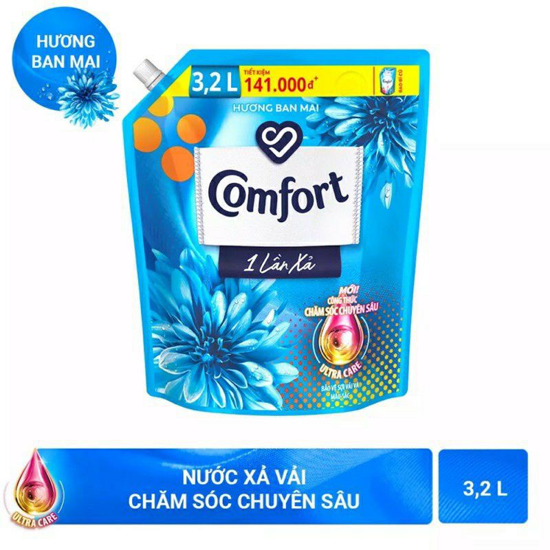 Comfort 1 lần xả  hương ban mai 3,1L