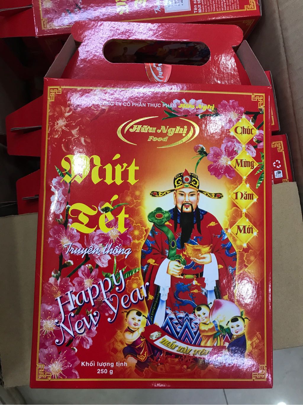 Mứt tết thập cẩm quai xách Hữu Nghị 200g