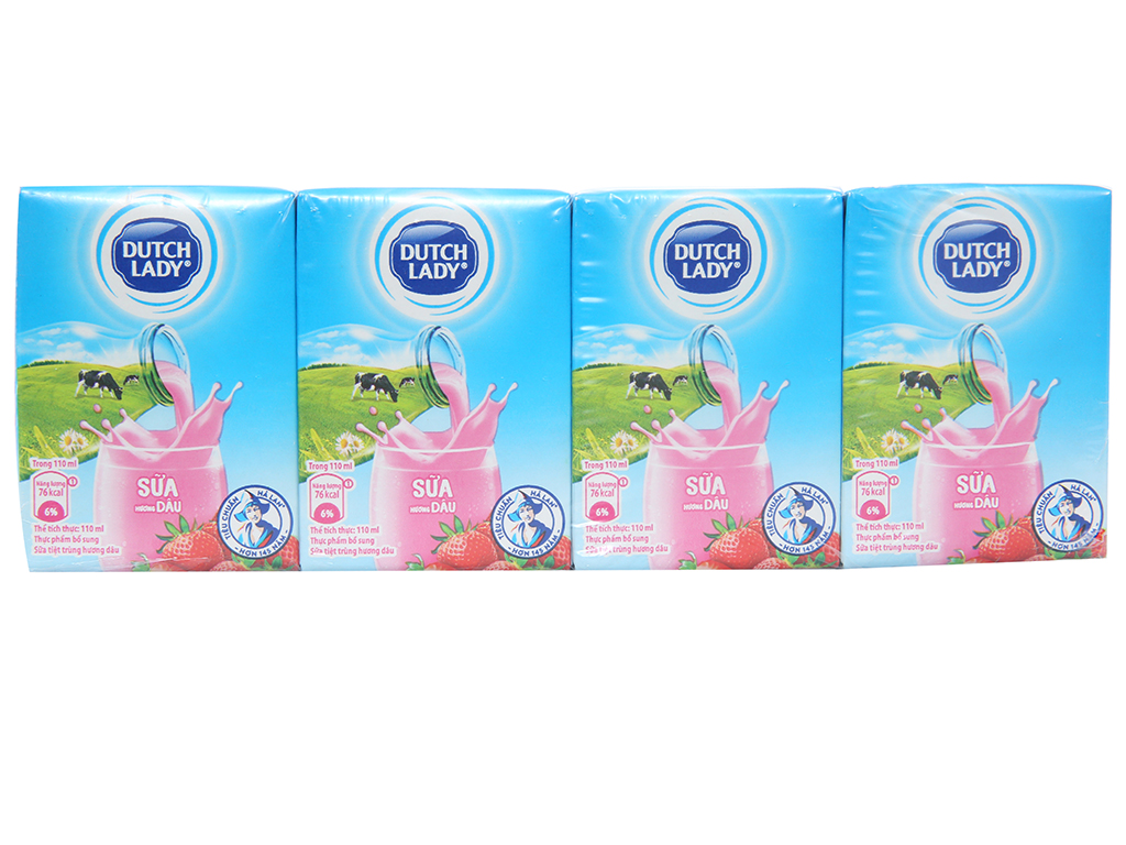Sữa CGHL vị dâu 110ml*48