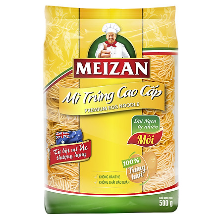 Mỳ trứng cao cấp Meizan 500g