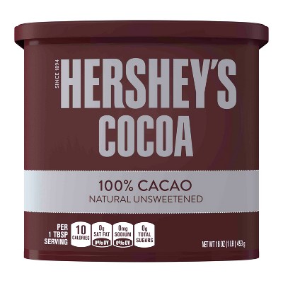 Bột ca cao nguyên chất 100% Hershey's Mỹ 453g