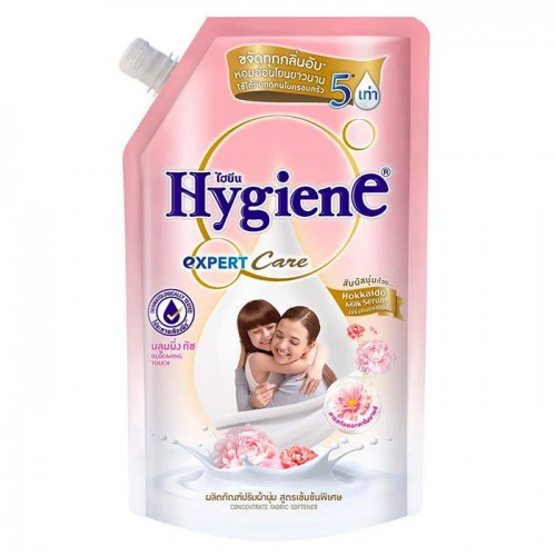 Nước xả vải đậm đặc Hygiene Blooming Touch chống nhăn quần áo 1,1L Thái Lan