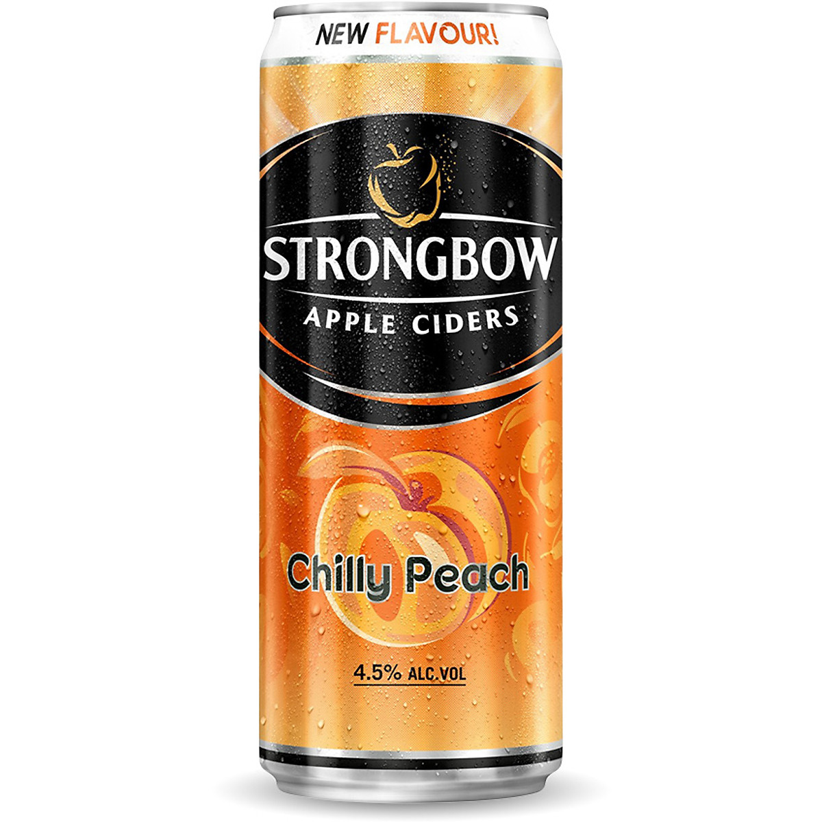 Strongbow nước táo lên men vị đào lon 330ml