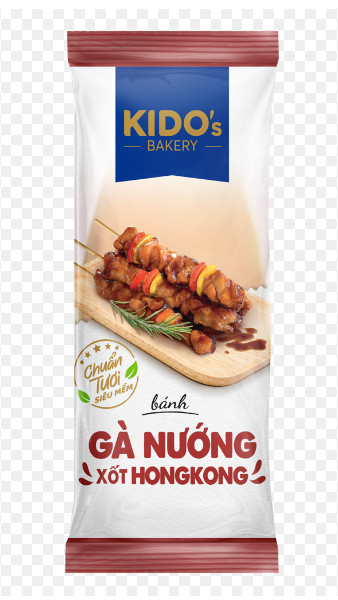 Bánh gà nướng xốt Hồng Kông KIDO's 55g