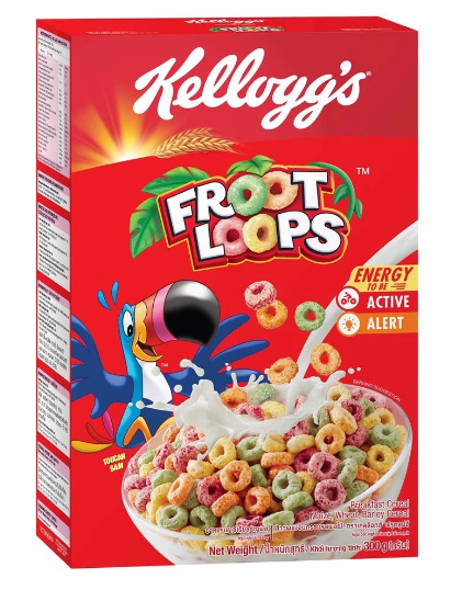 Ngũ cốc dinh dưỡng Kellogg's Froot Loops Thái Lan 285g