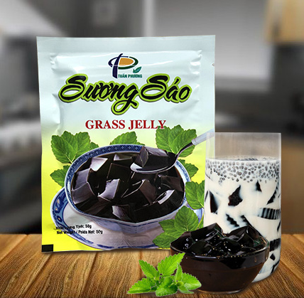 Bột sương sáo đen Tuấn Phương Grass Jelly 50g