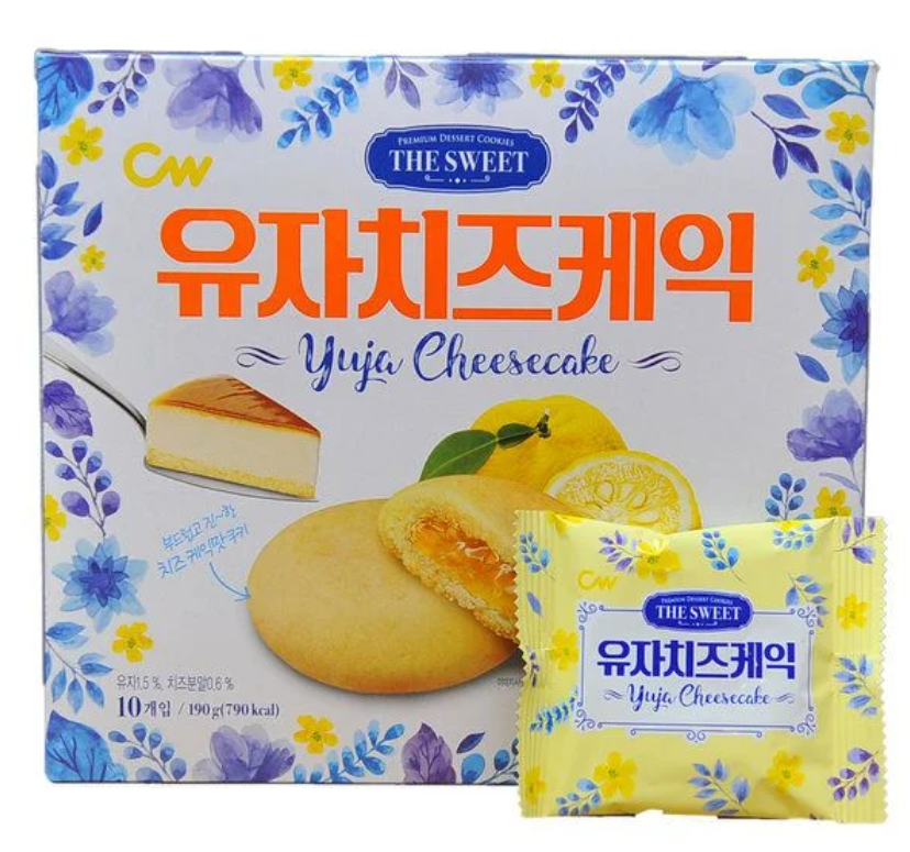 Bánh nhân thanh yên phô mai Chungwoo Hàn Quốc190g