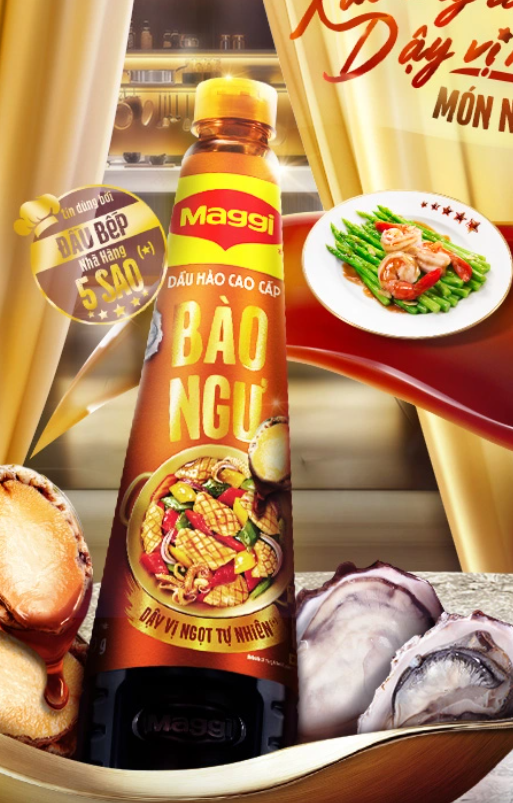 Dầu hào cao cấp bào ngư Maggi 350g