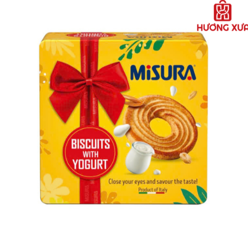 Bánh quy sữa chua Misura Ý 199.8g