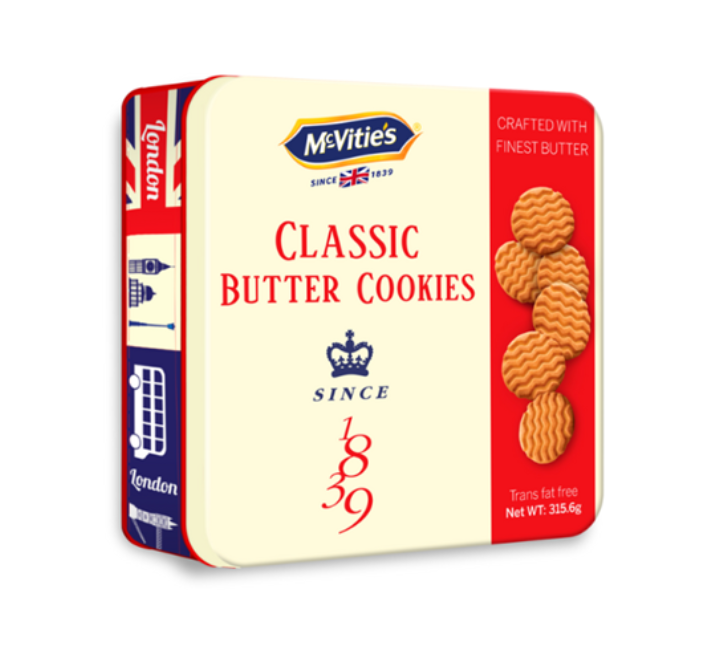Bánh quy bơ McVitie’s Classic Butter Cookies Anh 315.6g