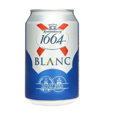 Bia Blanc 1664 Pháp lon 330ml