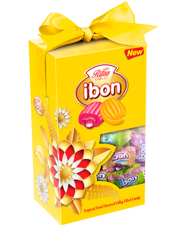 Kẹo cứng sữa trái cây Bonart/ Ritaz Gold Ibon Thổ Nhĩ Kì 180g