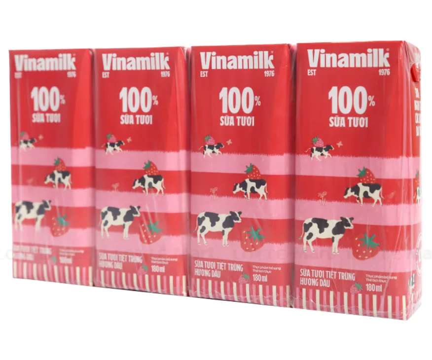 STTT Hương dâu Vinamilk 180ml