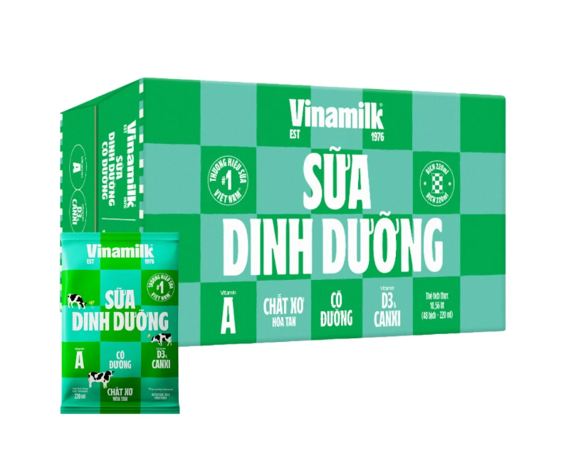 STTT có đường Vinamilk 220ml
