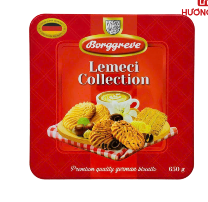 Bánh quy tổng hợp Borggreve Lemeci Collection Đức 650g