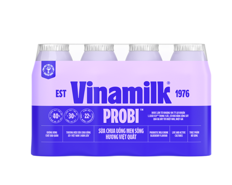 Sữa chua uống lên men Proby hương việt quất 130ml