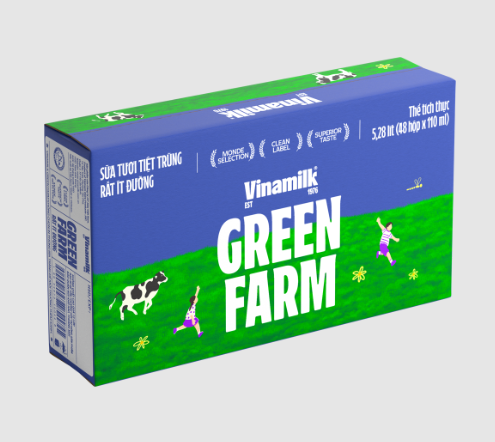 STTT rất ít đường VNM Green Farm 110ml
