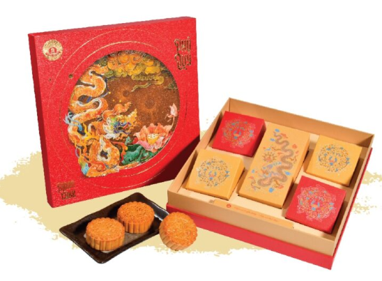 Bánh trung thu cao cấp Bảo Minh Phú Quý  (set 6 bánh) 600g