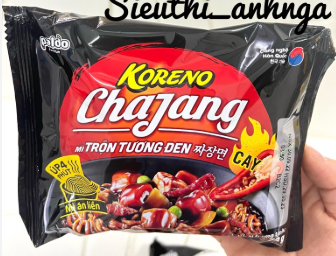 Mì trộn tương đen 4 phút Koreno vị cay 78g