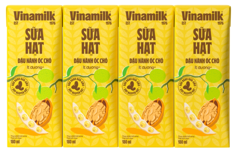 Sữa đậu nành hạt óc chó Vinamilk 180ml